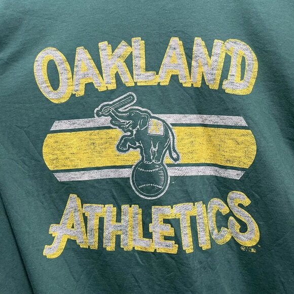 Oakland Athletics A's '47 Brand Elephant on Ball t-shirt - Picture 3 of 5
